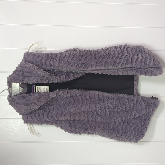 EUC Patagonia Fur Fleece Teddy Soft Sleeveless Jacket - Picture 5 of 6